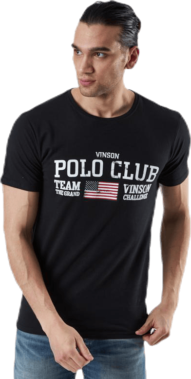 Johnny T-Shirt Black, Male, Ropa, Camiseta de manga corta, Negro, M