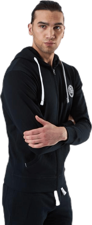 Krew Sweatshirt Full Zip Black - Bild 2