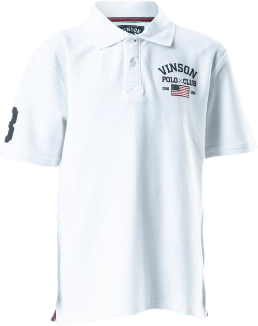 Polo Leslie White, Unisex, Vêtements, T-shirt, Blanc, 140