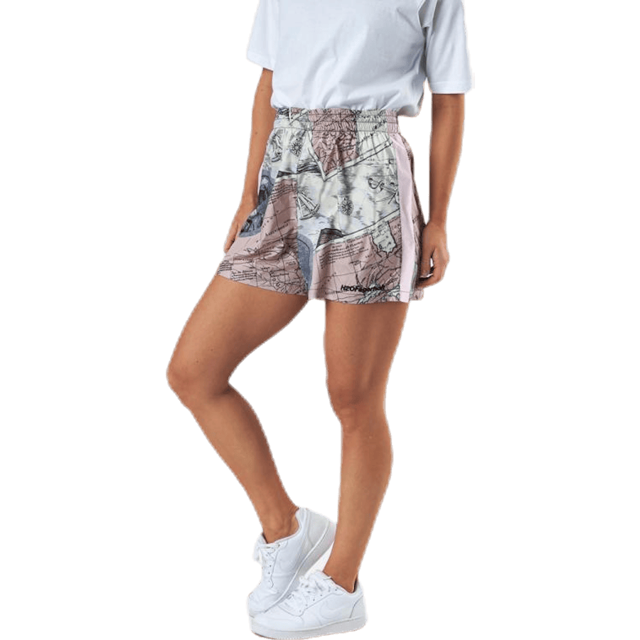 Direction Track Shorts Beige