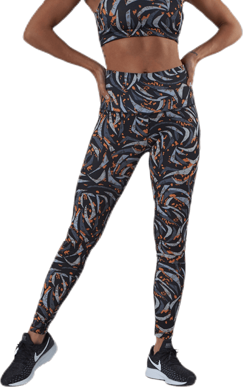 Don't Look Long Tight Tights Patterned, Female, Kläder, Tights, Yoga, Mönstrad, S