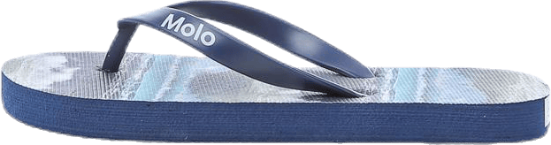 Zeppo Flipflops Patterned/Black - Bild 2