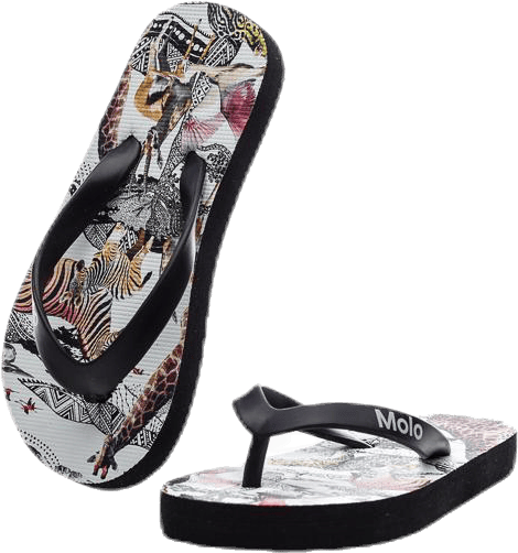 Zeppo Flipflops White/Black - Bild 2