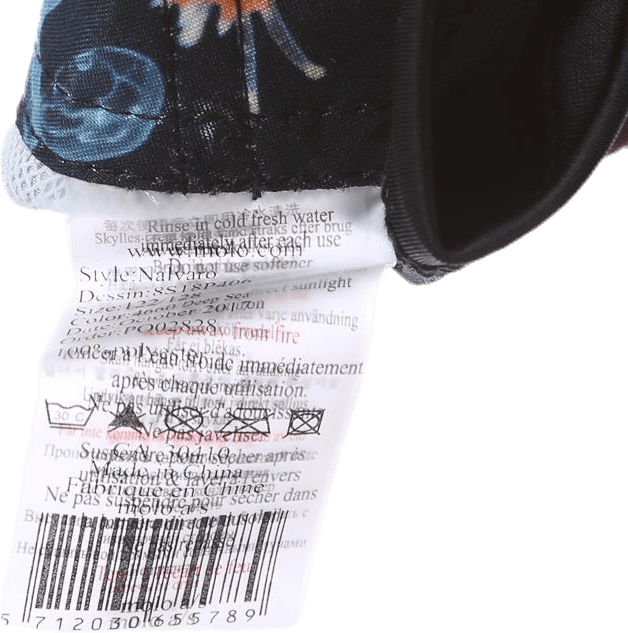 Nalvaro Bathing Shorts Blue/Patterned - Bild 5