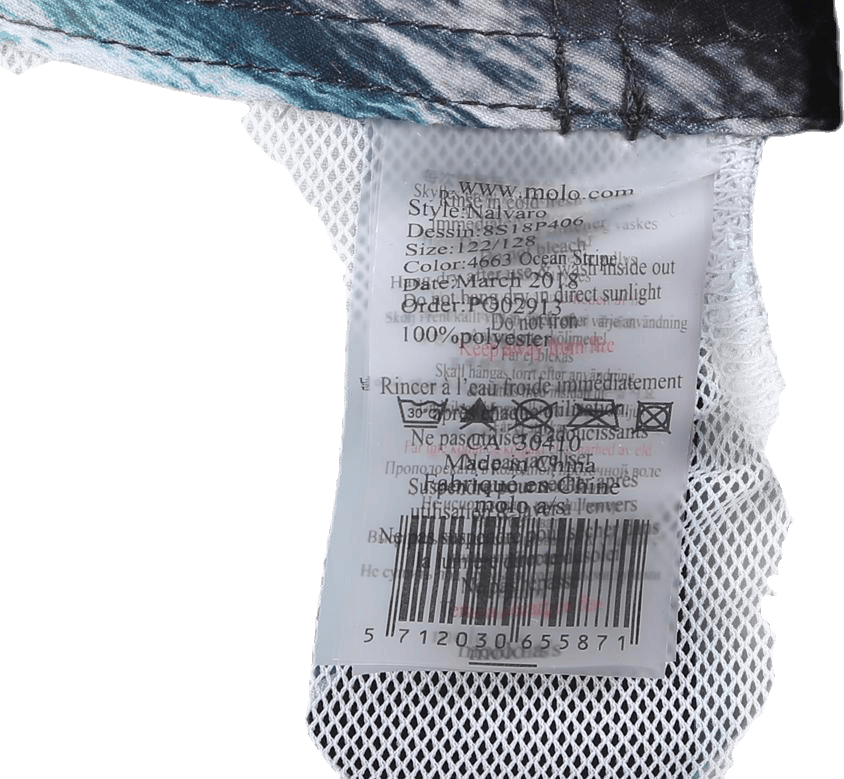 Nalvaro Bathing Shorts Patterned/Grey - Bild 4