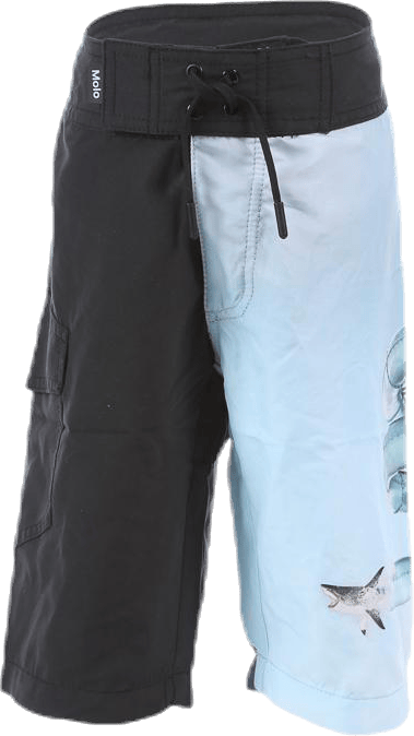 Nalvaro Bathing Shorts Patterned/White, Unisex, Vêtements, Shorts, Natation, À motifs/Blanc, 98