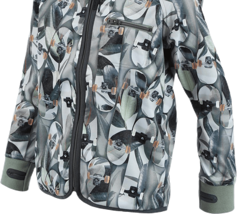 Ulas Softshell Jacket Patterned/Green - Bild 3