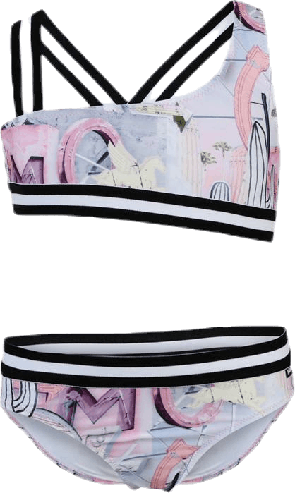 Nicola Bikini Pink, Unisex, Kläder, Badkläder, Simning, Rosa, 98