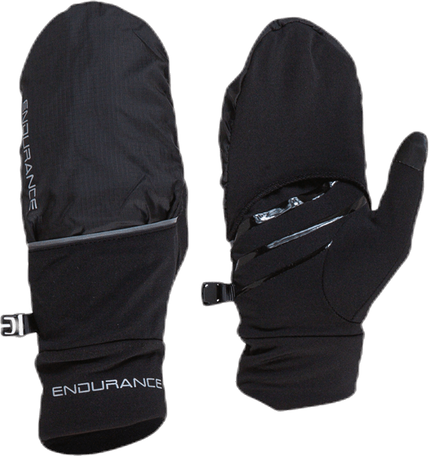 Silverton Run Mittens Black, Unisex, Kleding, hoeden & petten, Rennen, Zwart, S