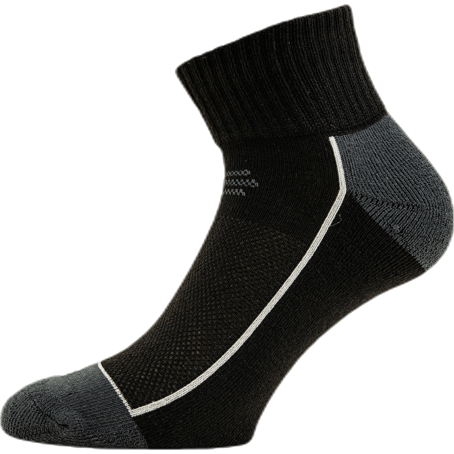 Avery Quarter Socks 3-pack Black