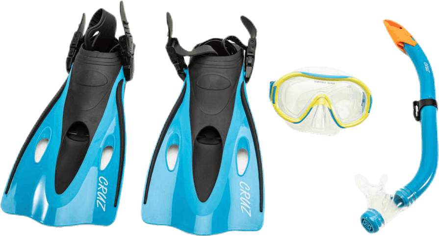 Cebu Junior. Diving Set - 3 Pcs. Blue, Unisex, Equipment, toys & games, Swimming, Blue, L/XL