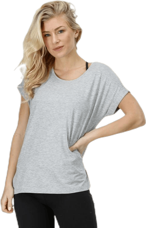 Moster S/S O-Neck Top Jrs Grey