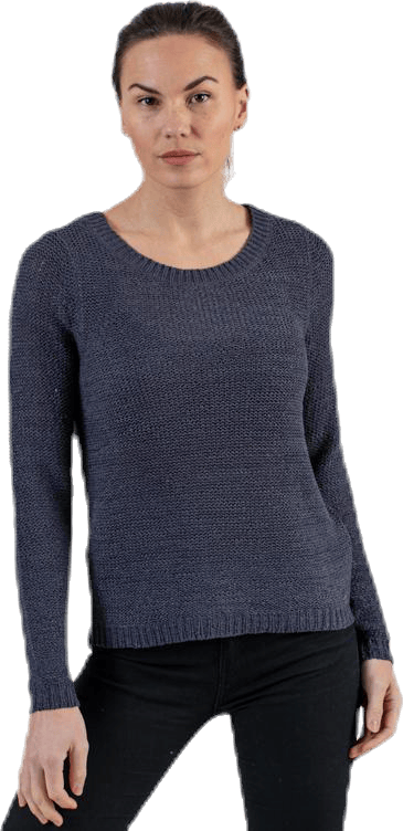 Geena Xo L/S Pullover Knt Blue