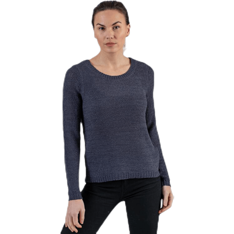 Geena Xo L/S Pullover Knt Blue
