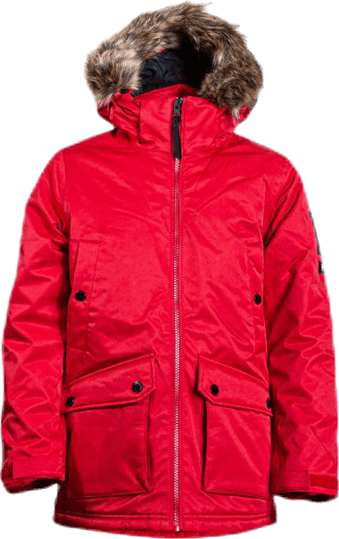 Junior Local Parka Red, Unisex, Apparels, jackets, Red, 150