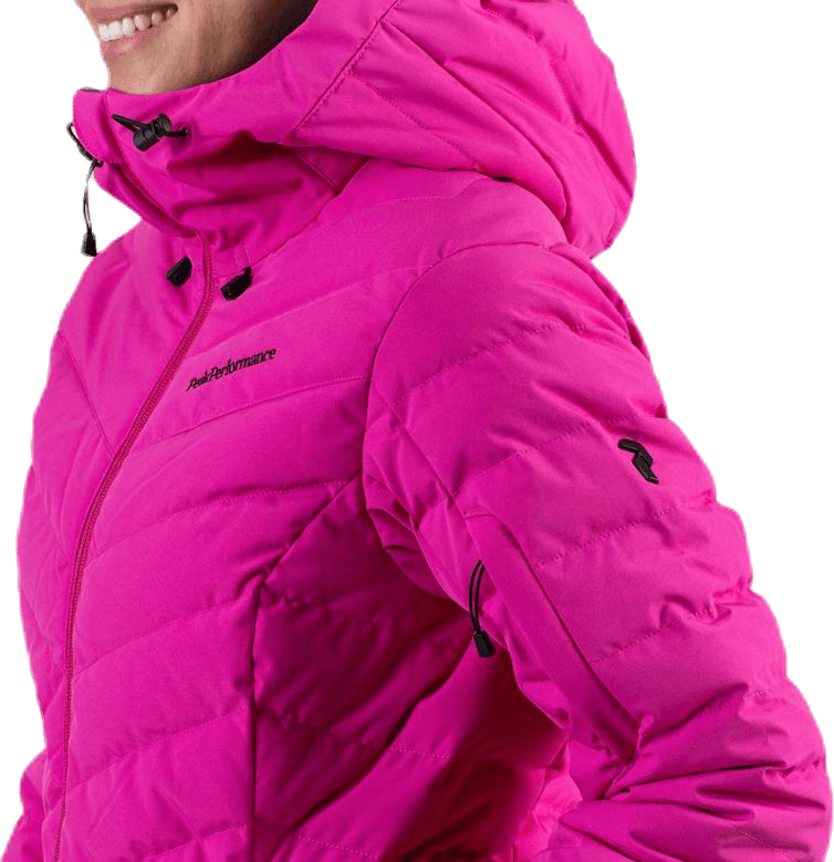 peak performance pink ski jacket