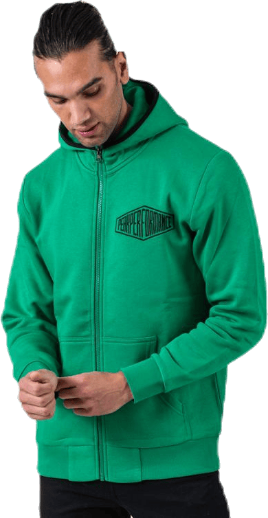 Comfy Zip Hood Green