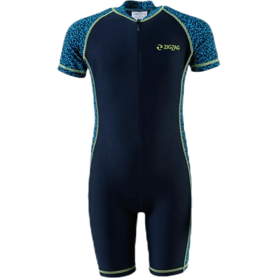 Mayon Printed UVA Swimsuit Blue