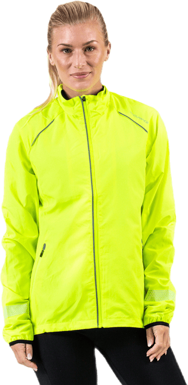 Cully Running Jacket Yellow, Female, Kleding, jassen, Rennen, Geel, 36