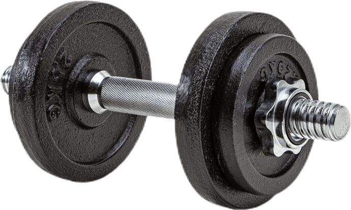 Dumbbell 10 kg set Black, Unisex, Utstyr, Treningsutstyr, Trening, Svart, ONESIZE