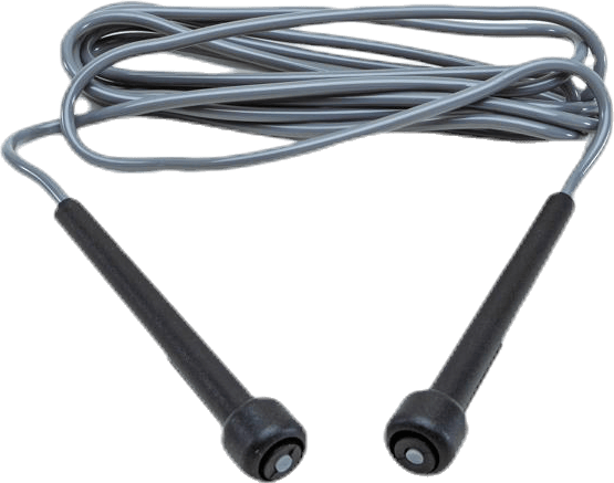 Jump Rope Light thin grip Grey, Unisex, Ekwipunek, Sprzęt treningowy, Trening, Szary, ONESIZE