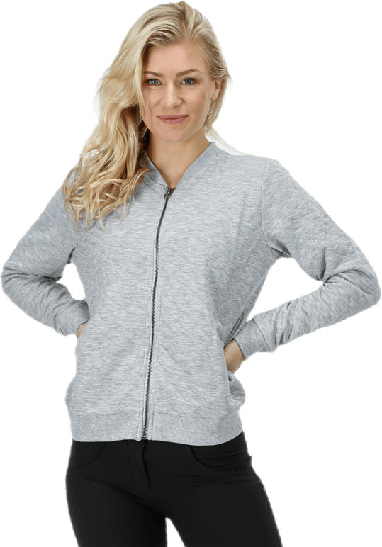 Joyce Ls Bomber Grey, Female, Kleding, Overhemden, Grijs, XS