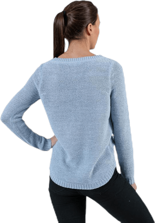Geena Xo L/S Pullover Knt Blue - Bild 3