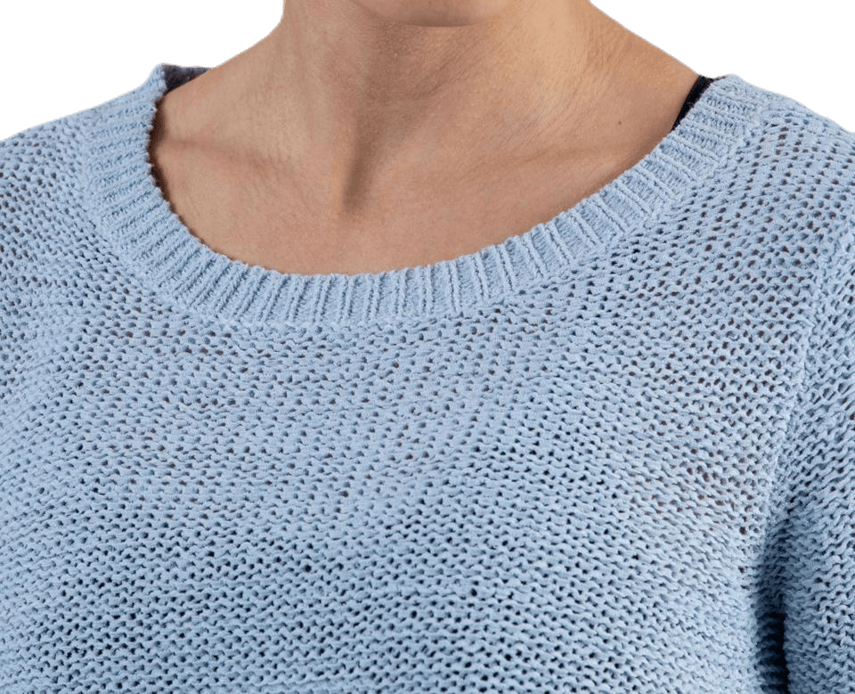 Geena Xo L/S Pullover Knt Blue - Bild 5