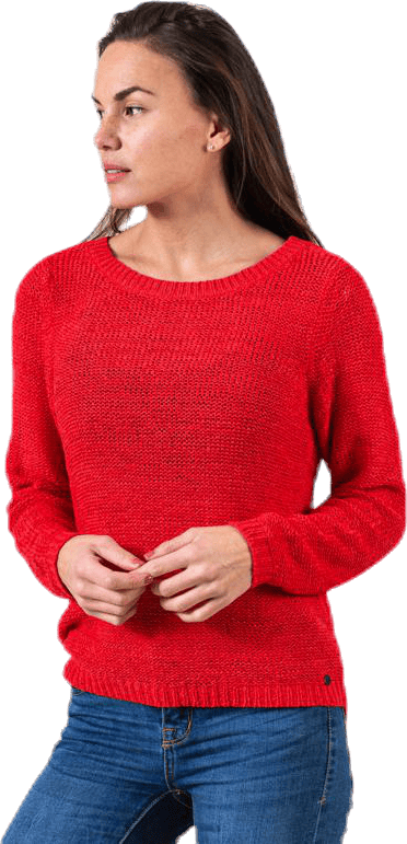 Geena Xo L/S Pullover Knt Red - Bild 4