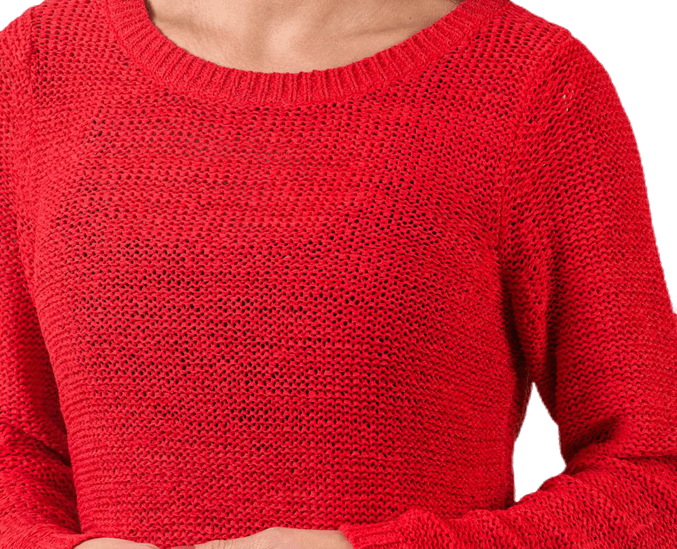 Geena Xo L/S Pullover Knt Red - Bild 5