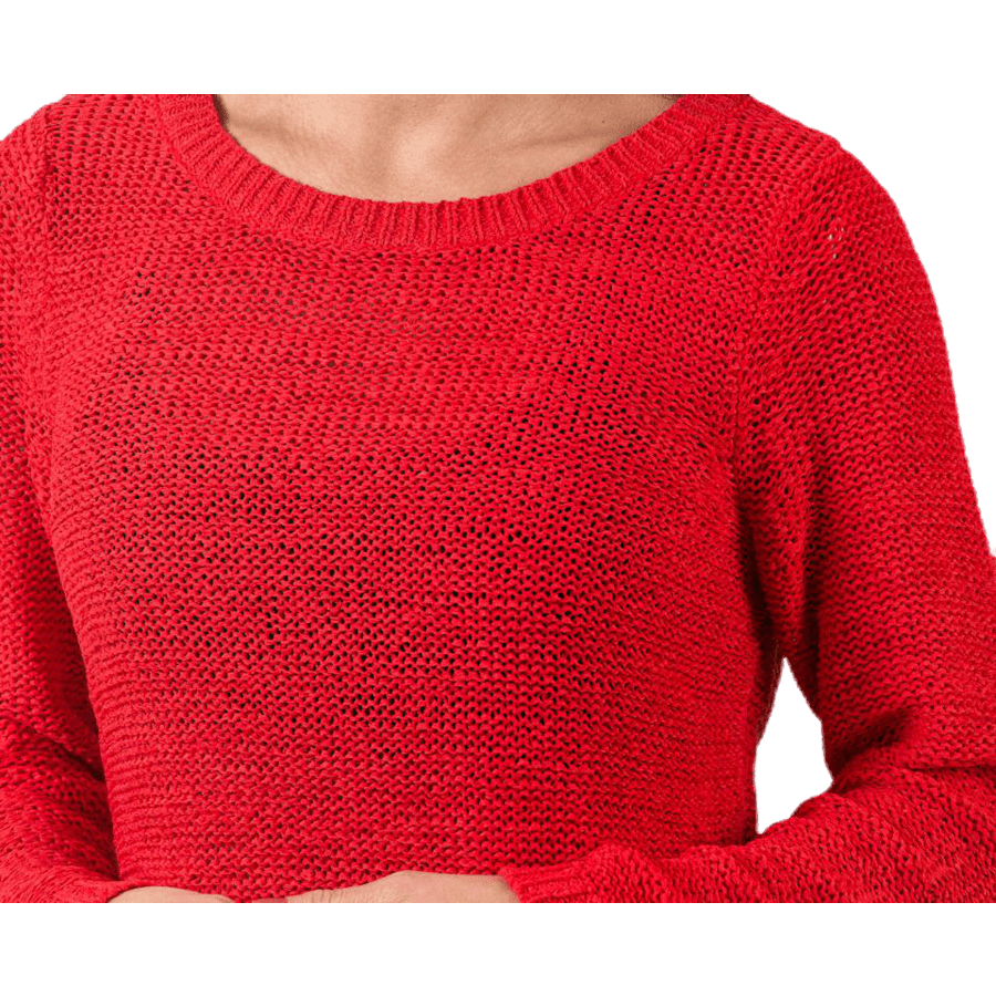 Geena Xo L/S Pullover Knt Red - Bild 5