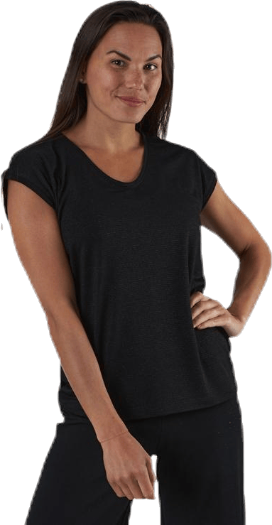 Billo Tee Lurex Stripes Black