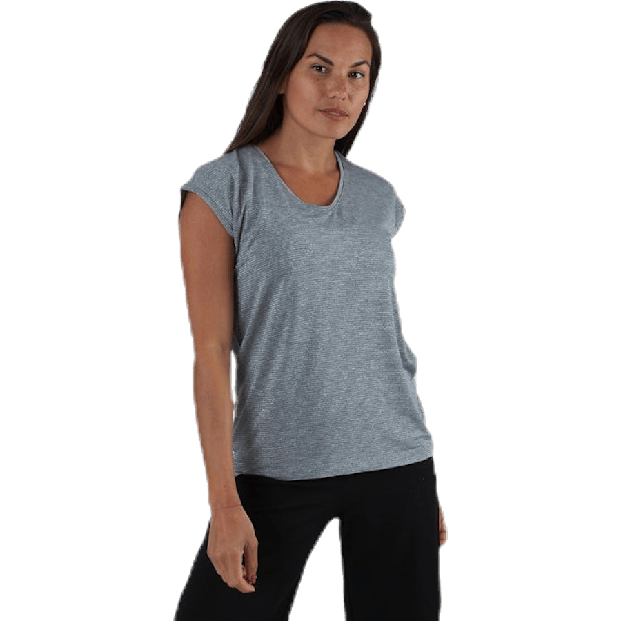 Billo Tee Lurex Stripes Grey