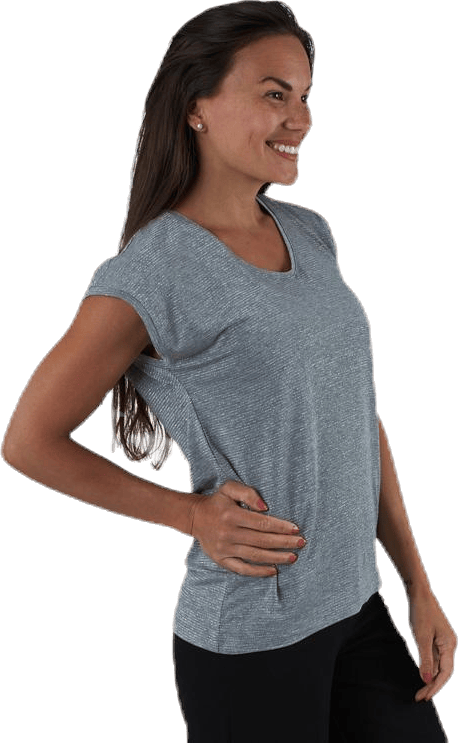 Billo Tee Lurex Stripes Grey - Bild 2