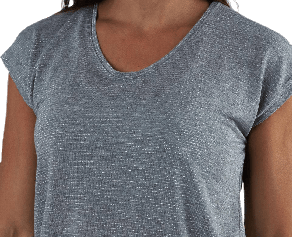 Billo Tee Lurex Stripes Grey - Bild 5