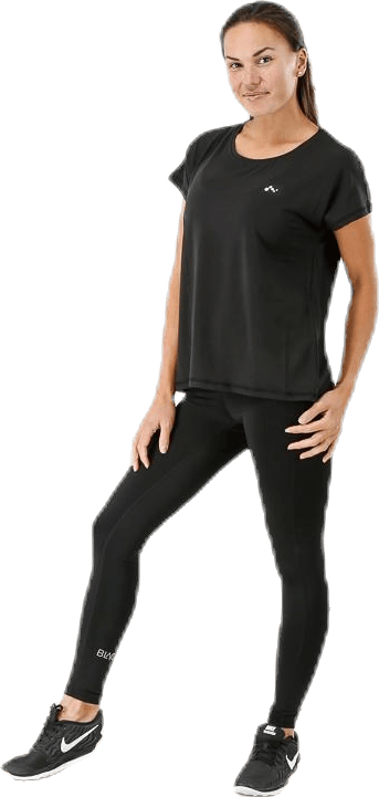 Aubree Ss Loose Training Tee Black - Bild 4