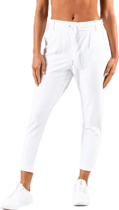 Poptrash Easy Colour Pant White, Female, Vêtements, Pantalon, Blanc, L/32"
