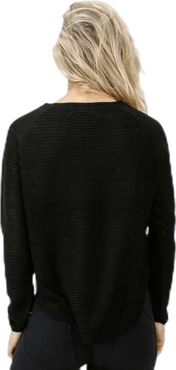 Caviar L/S Pullover Knt Black - Bild 2