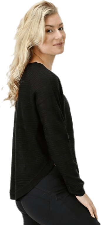 Caviar L/S Pullover Knt Black - Bild 3