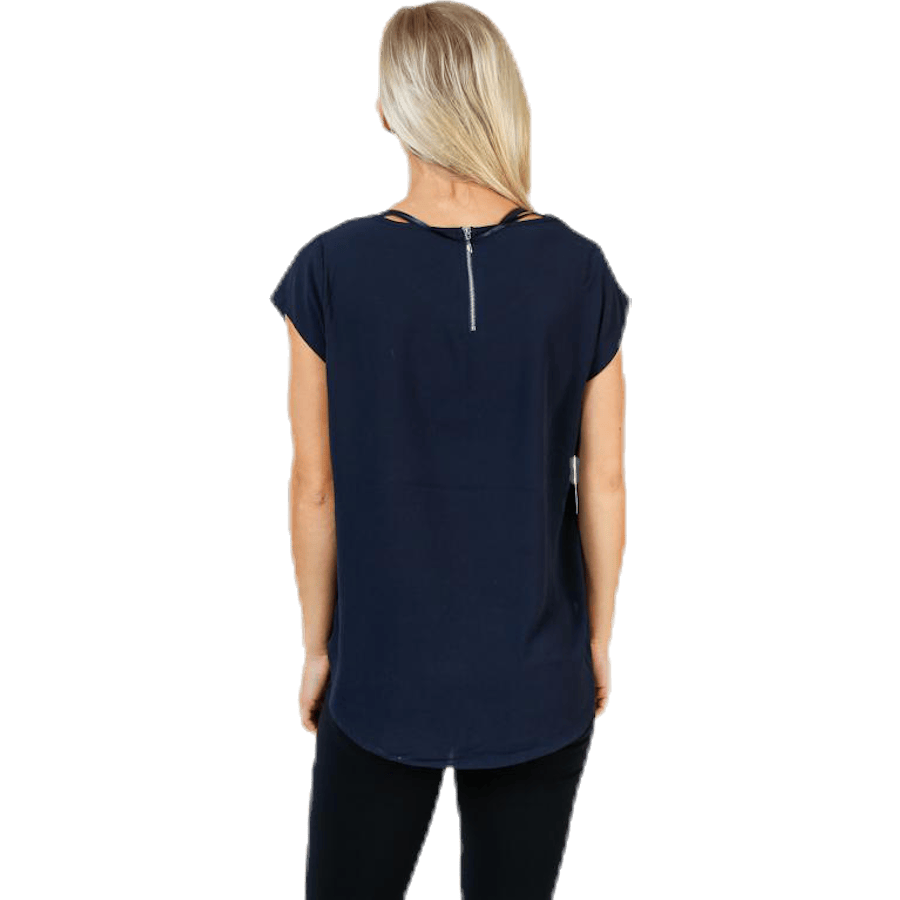 Vic S/S Solid Top Blue - Bild 2