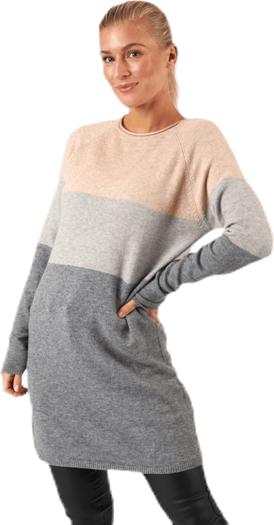 Lillo L/S Dress Knt Red, Female, Vaatteet, hameet ja mekot, Punainen, S