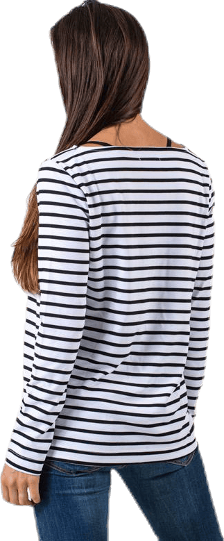 Ingrid Ls Top White/Black - Bild 3