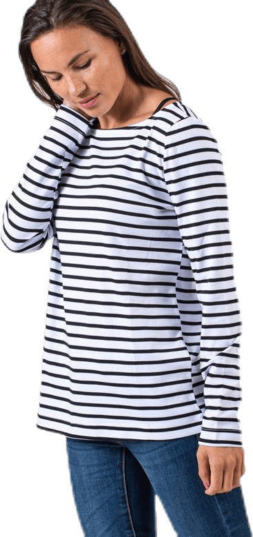 Ingrid Ls Top White/Black - Bild 4