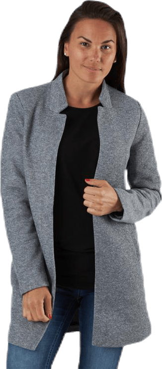 Soho Coatigan Light Grey Melange, Female, Apparels, jackets, Grey, S