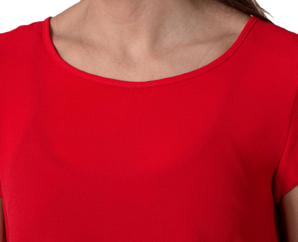 Vic S/S Solid Top Red - Bild 5