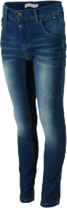 Theo Dnm Clas 2082 Pant Blue, Unisex, Kläder, Byxor, Blå, 134