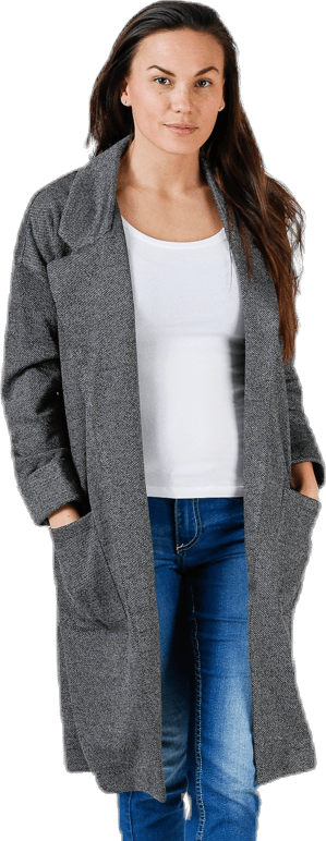 Dorita 3/4 Coatigan Grey, Female, Apparels, jackets, Grey, XL