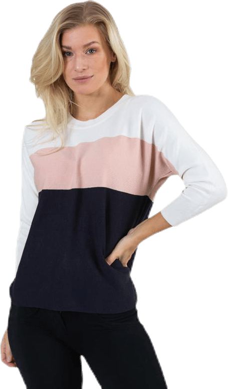 Regitze 3/4 Pullover Knt White