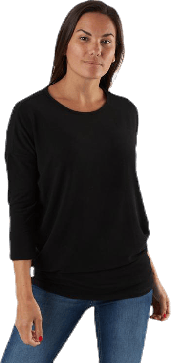 Glamour 3/4 Top Jrs Black