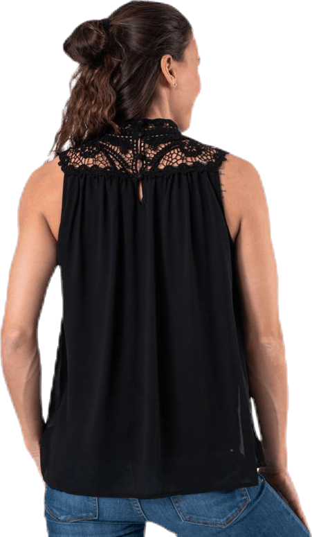 New Cat S/L Top Wvn Black - Bild 2